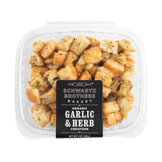 Garlic and Herb Croutons package